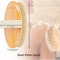 Exfoliating Body Scrubbers Natural Bristles For Dry Skin Dry Body Brushes Stop Ingrown Hairs Improv 3