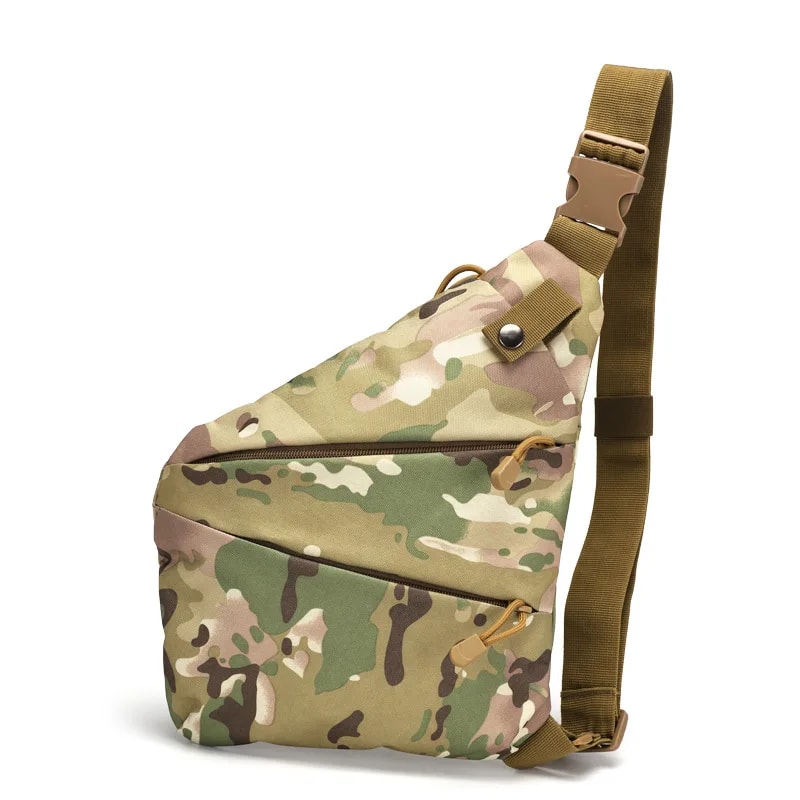 Waterproof Nylon Crossbody, Chest Bags Camouflage Tactical, Bag Single Shoulder Bags for Men, Male Messenger Bag