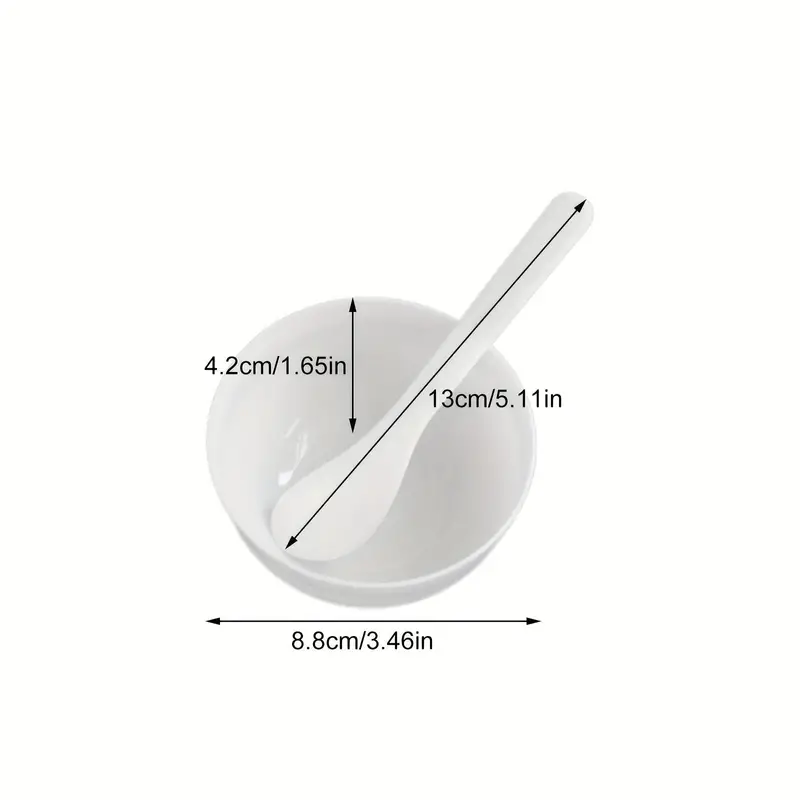 Spoon Set Portable Beauty Tools Small DIY Face Masks And Mud Bowl Skin Care Kit For Homemade Essent 2