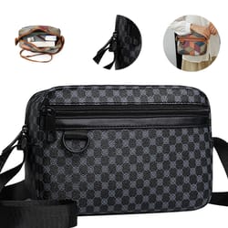 patchwork vintage style, neutral single-shoulder bag, newly designed, gender-neutral, perfect for daily use