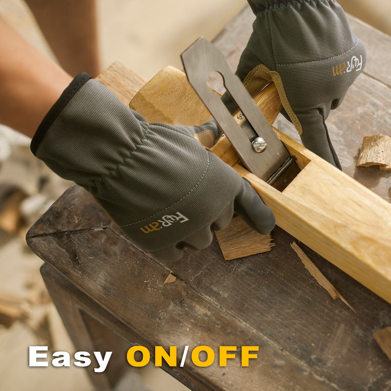 Light Duty Work Gloves, High Dexterity, Breathable, Multi-Purpose, Excellent Grip, Touch Screen, Men and Women