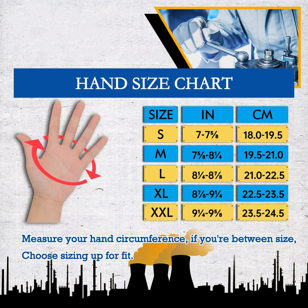 Light Duty Work Gloves, High Dexterity, Breathable, Multi-Purpose, Excellent Grip, Touch Screen, Men and Women