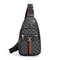 Multi-Pocket Crossbody, Casual Messenger Bag, Chest Bag with Port & Earphone, Shoulder Bag Lightweight