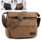 Casual Travel Shoulder Bag, Men's Retro Canvas Crossbody Bag, Outdoor Sports Bag with Adjustable Shoulder Strap