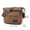 Casual Travel Shoulder Bag, Men's Retro Canvas Crossbody Bag, Outdoor Sports Bag with Adjustable Shoulder Strap