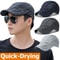 Breathable Mesh Quick Drying Summer Mens Sports Sun Hats Boina Golf Hat Fashion Solid Flat Cap 0