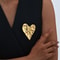 Exaggerate Heart Shape Brooch For Women Luxurious Vintage Stainless Pins Special Jewelry Mothers Da 0
