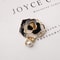 Creative Metal Brooches Stylish Camellia Imitation Pearl Women Pins Event Gifts Funny Luxury Decora 6