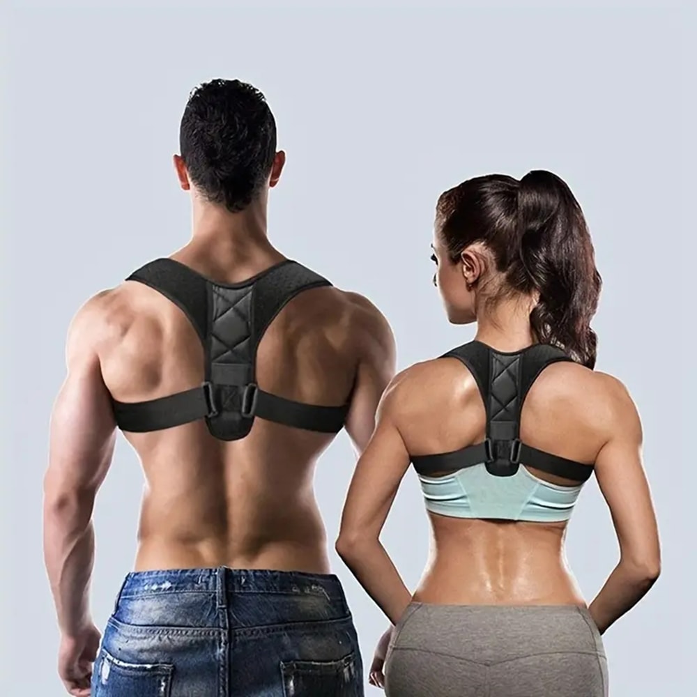 Hunchback Prevention Belt, Back Posture Correction, Unisex Body Shaping, Breathable Posture Support