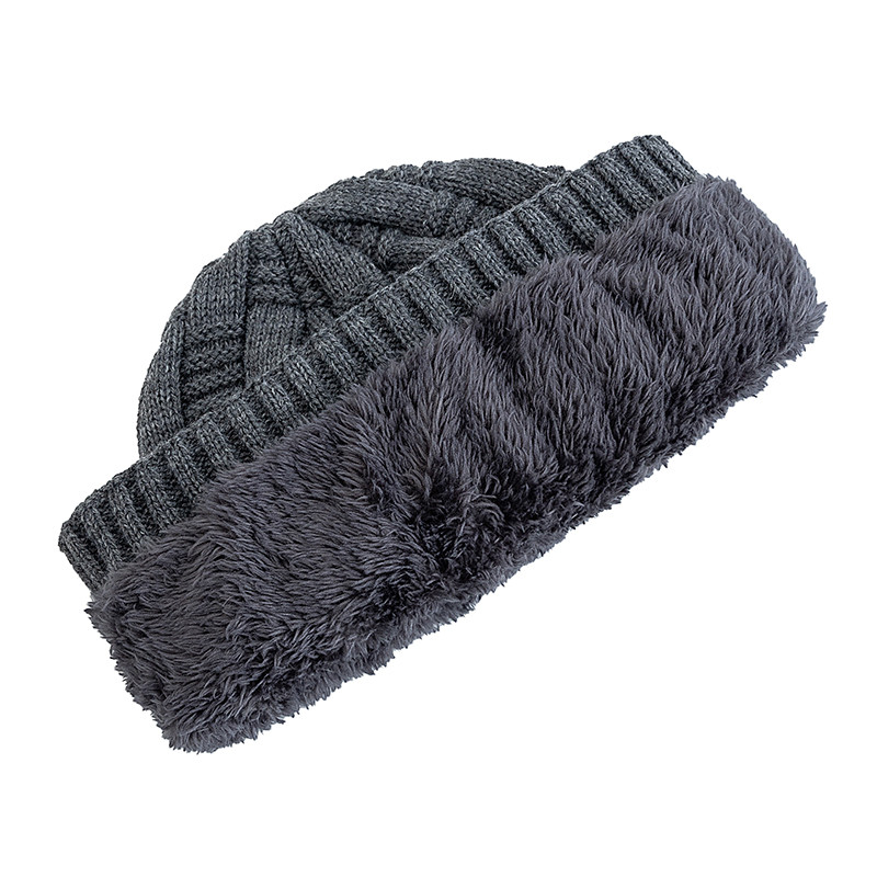 Fur Lined Warm Sports Hats, New Style Unisex Winter Hats, UP POSITIVE Labal, Outdoor Knitted Hats, For Men Women