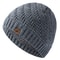 Fashion Knitted Hats Warm Winter Beanie Unisex Outdoor Sports Hats Plush Fur Lined For Men And Wome 0