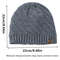 Fashion Knitted Hats Warm Winter Beanie Unisex Outdoor Sports Hats Plush Fur Lined For Men And Wome 5