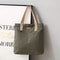 HighEnd Feel Handbag Womens Large Capacity Canvas Convenient Commuting Bag Premium Sewing Thread 4