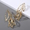 Trend Fashion Unique Pendientes Flower Long Dangle Earrings For Women Modern Luxury Design Metal Ge 5