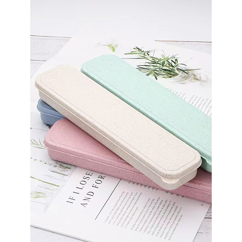 Eco Friendly Cutlery Picnic Chopstick Spoon Container Travel Utensil Case Portable Tableware Storag 0