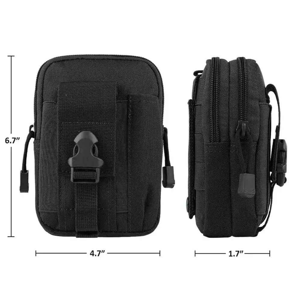 Tactical Military Pouch Outdoor Men Waist Pack Bag Waterproof Sport Hunting Belt Nylon Mobile Phone 3