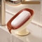 Bathroom Soap Holder, Super Suction Cup Soap Dish, Soap Container, Kitchen Sponge Holder with Drain Water