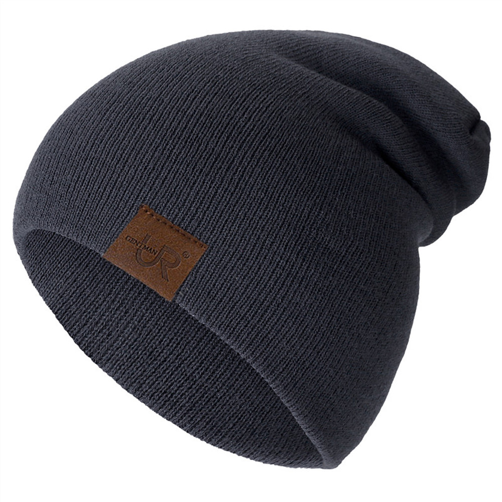 Casual Beanie For Men & Women, Soft Knitted Hat, Unisex Beanie Hat, Stylish Plain Daily Winter Hat