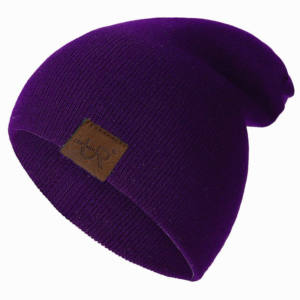 Casual Beanie For Men & Women, Soft Knitted Hat, Unisex Beanie Hat, Stylish Plain Daily Winter Hat