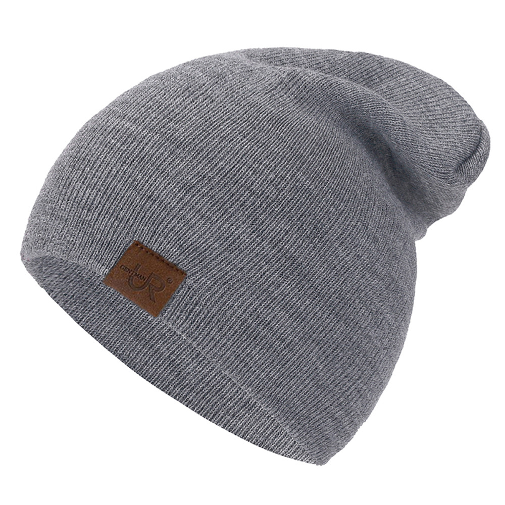 Casual Beanie For Men & Women, Soft Knitted Hat, Unisex Beanie Hat, Stylish Plain Daily Winter Hat