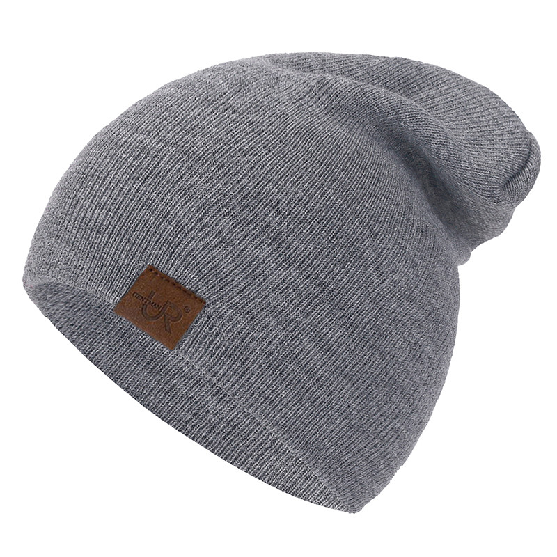 Casual Beanie For Men & Women, Soft Knitted Hat, Unisex Beanie Hat, Stylish Plain Daily Winter Hat