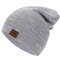 Casual Beanie For Men & Women, Soft Knitted Hat, Unisex Beanie Hat, Stylish Plain Daily Winter Hat