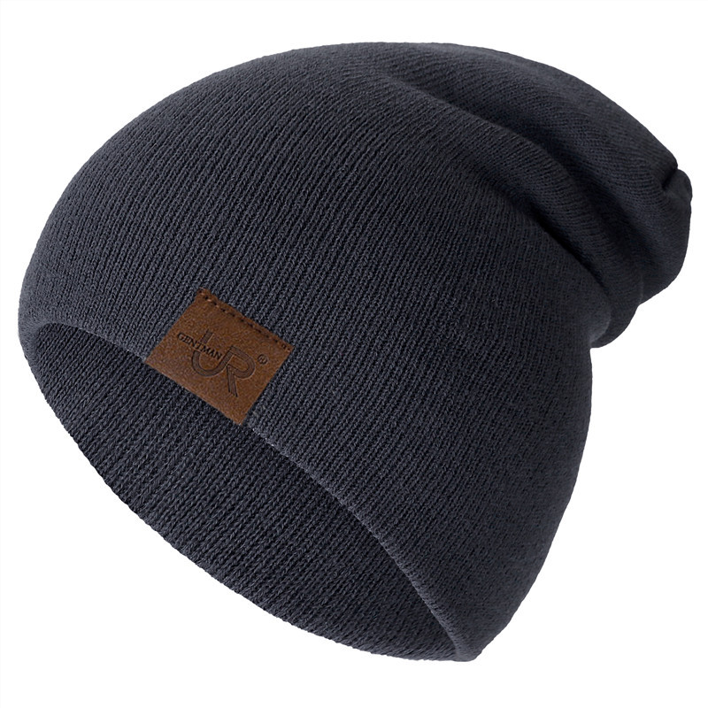 Casual Beanie For Men & Women, Soft Knitted Hat, Unisex Beanie Hat, Stylish Plain Daily Winter Hat