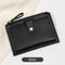 Ultra-Thin Mini PU Leather Wallet, Minimalist Women's Short Card Bag, Credit Card Holder Wallet