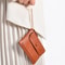 Leather Mini Short Wallet New Fashion Womens Zipper Coin Wallet Credit Card Keychain Wallet 1
