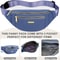 Belt Bag Fashion Waist Packs Fanny Packs For Women Men Bum Bag For Running Hiking Travel Workout 1