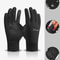 Touch Screen Gloves, Windproof, Waterproof, Warm Outdoor Gloves for Running, Cycling, Thumb and Index Finger