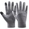Touch Screen Gloves, Windproof, Waterproof, Warm Outdoor Gloves for Running, Cycling, Thumb and Index Finger