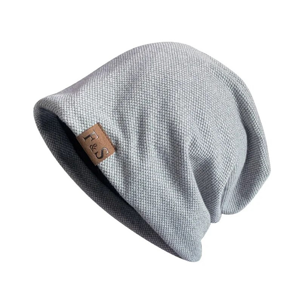 Fashionable Solid Hip-hop Style Beanie, Warm Knitted Hat, For Men And Women