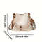 Large Capacity Ribbon Chain Bucket New Fashion Womens Shoulder Bag Daily Commuting Crossbody Bag 2