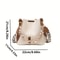 Large Capacity Ribbon Chain Bucket New Fashion Womens Shoulder Bag Daily Commuting Crossbody Bag 2
