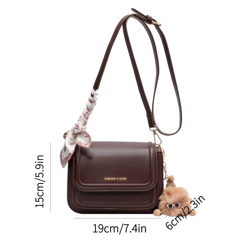 Fashion Crossbody Bags Underarm, Leather Shoulder Bag Purse for Women, Small Square Satchel Handbag