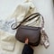 Fashion Crossbody Bags Underarm, Leather Shoulder Bag Purse for Women, Small Square Satchel Handbag