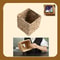 Water Hyacinth Woven Paper Box Square Woven Tissue Box Storage Box Desktop Storage Basket 2