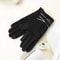 Autumn Winter Gloves Women, Keep Warm, Solid Simple, Cycling, Polyester, Elegant, Windproof, Finger, Skiing, Outdoor, Fa