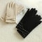 Autumn Winter Gloves Women, Keep Warm, Solid Simple, Cycling, Polyester, Elegant, Windproof, Finger, Skiing, Outdoor, Fa