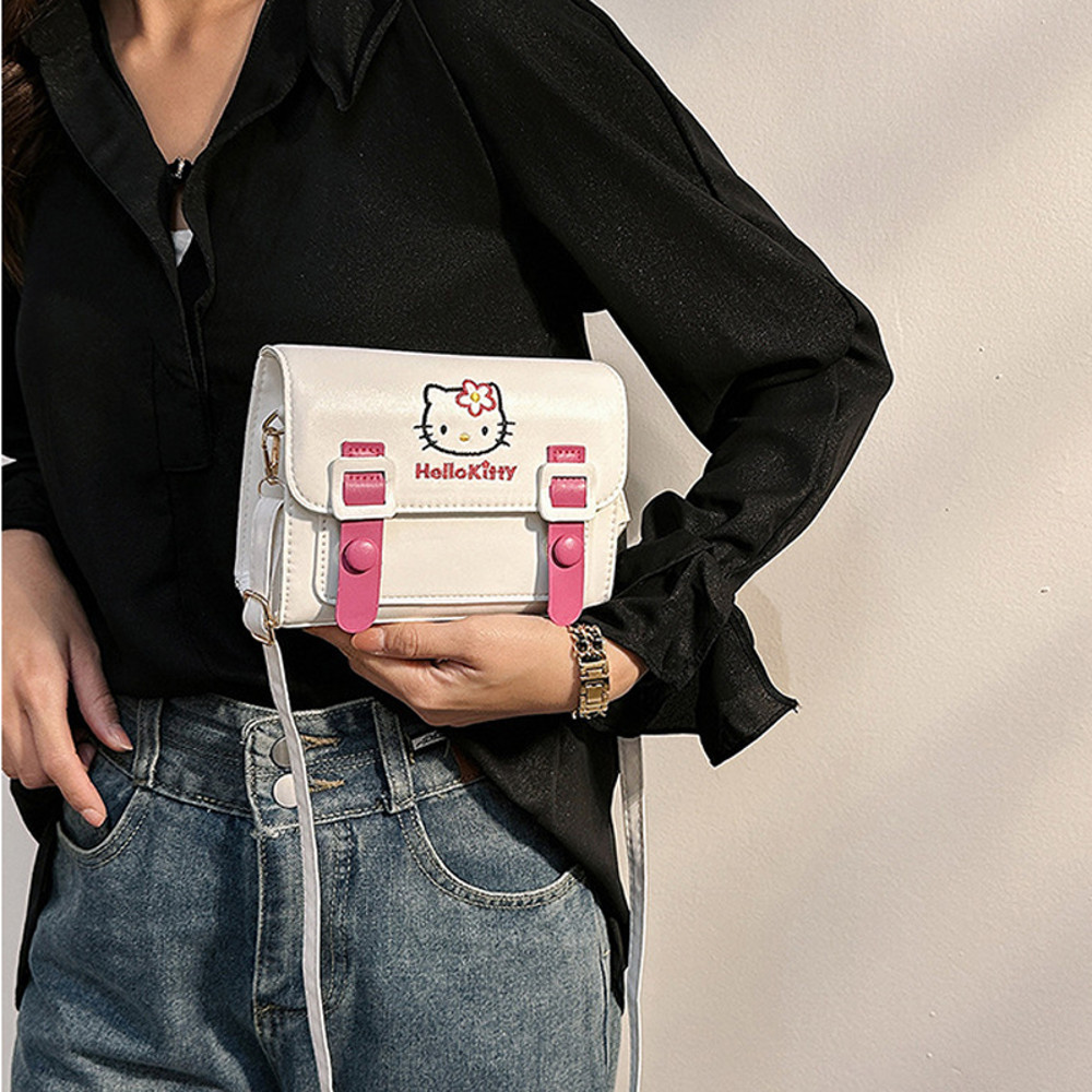 Hello Kitty Melody Kuromi Cinnamon Girls Women Luxury Brand Bag, Anime Sanrio Crossbody Bags, High Quality Designer Bags