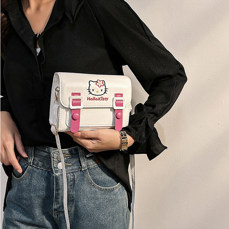 Hello Kitty Melody Kuromi Cinnamon Girls Women Luxury Brand Bag, Anime Sanrio Crossbody Bags, High Quality Designer Bags