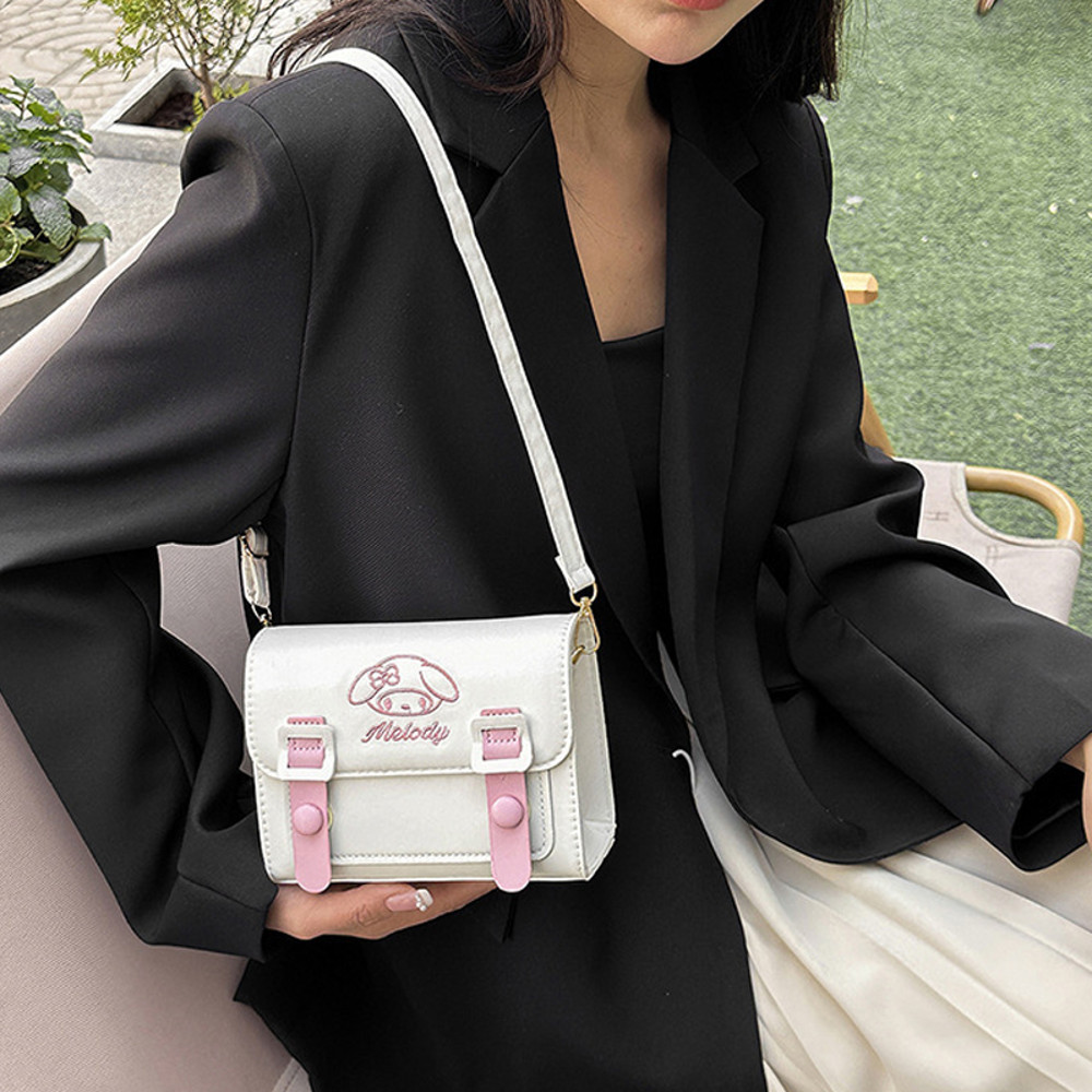 Hello Kitty Melody Kuromi Cinnamon Girls Women Luxury Brand Bag, Anime Sanrio Crossbody Bags, High Quality Designer Bags