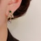 Exquisite Shiny Zircon Ear Studs, Hot Christmas Tree Star Earrings, Fashion Jewelry Gifts Wholesle, Elegant Light Luxury