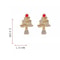 Exquisite Shiny Zircon Ear Studs, Hot Christmas Tree Star Earrings, Fashion Jewelry Gifts Wholesle, Elegant Light Luxury