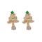 Exquisite Shiny Zircon Ear Studs, Hot Christmas Tree Star Earrings, Fashion Jewelry Gifts Wholesle, Elegant Light Luxury