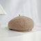 Felt Autumn Solid Colors Warm Winter, Women French Art Retro Wool, Beret Cap Beanie Hat For Female