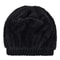 Winter Beanies Men Knitted Skull Pattern Solid Color Hat With Metal Skulls Skullies Beanies Men's Knit Thick Hats