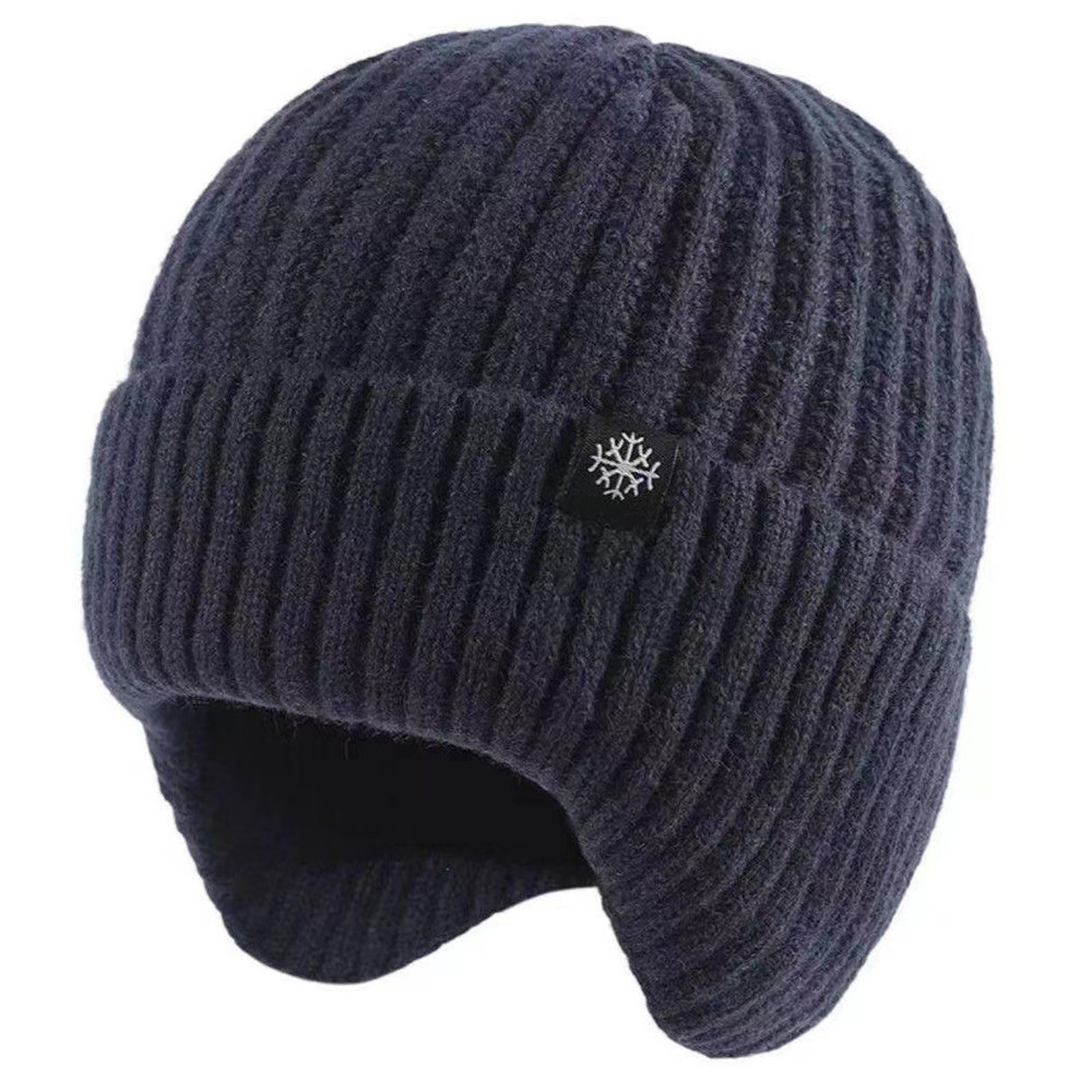 Outdoor Cycling Sports Windproof Ear Protection Hat Thick Velvet Yarn Hat Winter New Mens Warm Hat 0