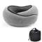 Pillow Snail Style Travel Neck, Travel Neck Pillow Memory Foam, Portable Adjustable Soft Noon Break Sleep Pillow